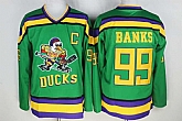 Anaheim Ducks #99 Banks Green-Yellow CCM Throwback Jerseys,baseball caps,new era cap wholesale,wholesale hats
