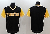 Customized Men's Pittsburgh Pirates Majestic Black 2017 Players Weekend Team Jersey,baseball caps,new era cap wholesale,wholesale hats