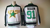 Dallas Stars #91 Tyler Seguin White Throwback CCM Hockey Jersey,baseball caps,new era cap wholesale,wholesale hats