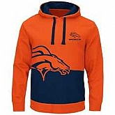 Denver Broncos Orange All Stitched Hooded Sweatshirt,baseball caps,new era cap wholesale,wholesale hats