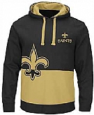 New Orleans Saints Black All Stitched Hooded Sweatshirt,baseball caps,new era cap wholesale,wholesale hats