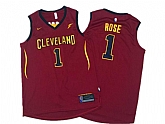 Nike Cleveland Cavaliers #1 Derrick Rose Red Stitched NBA Jersey,baseball caps,new era cap wholesale,wholesale hats