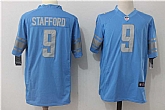 Nike Detroit Lions #9 Matthew Stafford Blue Team Color Game Stitched Jerseys,baseball caps,new era cap wholesale,wholesale hats