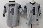 Nike Houston Texans #4 Deshaun Watson Gray Gridiron II Limited Jersey,baseball caps,new era cap wholesale,wholesale hats