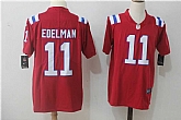 Nike New England Patriots #11 Julian Edelman Red Vapor Untouchable Limited Jerseys,baseball caps,new era cap wholesale,wholesale hats