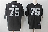 Nike Oakland Raiders #75 Howie Long Black Team Color Game Stitched Jerseys,baseball caps,new era cap wholesale,wholesale hats