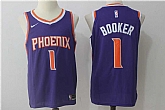 Nike Phoenix Suns #1 Devin Booker Purple Stitched NBA Jersey,baseball caps,new era cap wholesale,wholesale hats