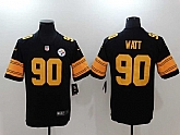 Nike Pittsburgh Steelers #90 T.J. Watt Black Yellow Vapor Untouchable Player Limited Jerseyss,baseball caps,new era cap wholesale,wholesale hats