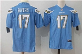 Nike San Diego Chargers #17 Philip Rivers Light Blue Team Color Game Stitched Jerseys,baseball caps,new era cap wholesale,wholesale hats