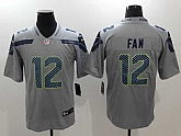 Nike Seattle Seahawks #12 Fan Gray Vapor Untouchable Limited Jerseys,baseball caps,new era cap wholesale,wholesale hats