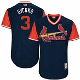 St. Louis Cardinals #3 Jedd Gyorko Gyorko Majestic Navy 2017 Players Weekend Jersey JiaSu,baseball caps,new era cap wholesale,wholesale hats