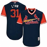 St. Louis Cardinals #31 Lance Lynn Lynn Majestic Navy 2017 Players Weekend Jersey JiaSu,baseball caps,new era cap wholesale,wholesale hats