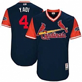 St. Louis Cardinals #4 Yadier Molina Yadi Majestic Navy 2017 Players Weekend Jersey JiaSu,baseball caps,new era cap wholesale,wholesale hats