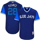 Toronto Blue Jays #28 Steve Pearce Pearce Majestic Royal 2017 Players Weekend Jersey JiaSu,baseball caps,new era cap wholesale,wholesale hats