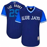 Toronto Blue Jays #29 Devon Travis The Babby Majestic Royal 2017 Players Weekend Jersey JiaSu,baseball caps,new era cap wholesale,wholesale hats