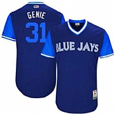 Toronto Blue Jays #31 Joe Biagini Genie Majestic Royal 2017 Players Weekend Jersey JiaSu,baseball caps,new era cap wholesale,wholesale hats