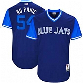 Toronto Blue Jays #54 Roberto Osuna No Panic Majestic Royal 2017 Players Weekend Jersey JiaSu,baseball caps,new era cap wholesale,wholesale hats