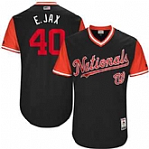 Washington Nationals #40 Edwin Jackson E. Jax Majestic Navy 2017 Players Weekend Jersey JiaSu,baseball caps,new era cap wholesale,wholesale hats