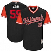 Washington Nationals #59 Jose Lobaton Lobi Majestic Navy 2017 Players Weekend Jersey JiaSu,baseball caps,new era cap wholesale,wholesale hats