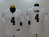 Women Limited Nike Oakland Raiders #4 Derek Carr White Vapor Untouchable Jerseys,baseball caps,new era cap wholesale,wholesale hats
