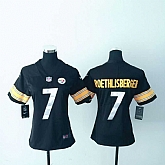 Women Limited Nike Pittsburgh Steelers #7 Ben Roethlisberger Black Vapor Untouchable Player Jerseys,baseball caps,new era cap wholesale,wholesale hats