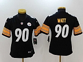Women Limited Nike Pittsburgh Steelers #90 Watt Black Vapor Untouchable Player Jerseys,baseball caps,new era cap wholesale,wholesale hats