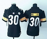 Women Nike Pittsburgh Steelers #30 James Conner Black Team Color Game Stitched Jerseys,baseball caps,new era cap wholesale,wholesale hats