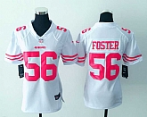 Women Nike San Francisco 49ers #56 Reuben Foster White Team Color Game Stitched Jerseys,baseball caps,new era cap wholesale,wholesale hats