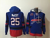 Buffalo Bills #25 LeSean McCoy Blue All Stitched Hooded Sweatshirt,baseball caps,new era cap wholesale,wholesale hats