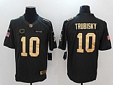 Nike Chicago Bears #10 Mitchell Trubisky Anthracite Gold Salute to Service Limited Jersey,baseball caps,new era cap wholesale,wholesale hats