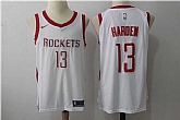 Nike Houston Rockets #13 James Harden White Stitched NBA Jersey,baseball caps,new era cap wholesale,wholesale hats