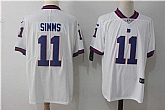 Nike New York Giants #11 Phil Simms White Color Vapor Untouchable Player Limited Jerseys,baseball caps,new era cap wholesale,wholesale hats