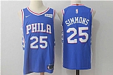 Nike Philadelphia 76ers #25 Ben Simmons Blue Stitched NBA Jersey,baseball caps,new era cap wholesale,wholesale hats