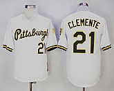 Pittsburgh Pirates #21 Roberto Clemente White Cooperstown Collection Player Stitched MLB Jerseys,baseball caps,new era cap wholesale,wholesale hats