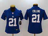 Women Limited Nike New York Giants #21 Landon Collins Blue Vapor Untouchable Player Jerseys,baseball caps,new era cap wholesale,wholesale hats