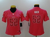 Women Limited Nike Oakland Raiders #52 Khalil Mack Pink Rush Fashion Stitched Jersey,baseball caps,new era cap wholesale,wholesale hats