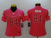 Women Limited Nike Pittsburgh Steelers #84 Antonio Brown Pink Rush Fashion Stitched Jersey,baseball caps,new era cap wholesale,wholesale hats
