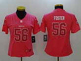 Women Limited Nike San Francisco 49ers #56 Reuben Foster Pink Rush Fashion Stitched Jersey,baseball caps,new era cap wholesale,wholesale hats
