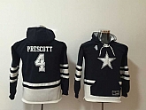 Youth Dallas Cowboys #4 Dak Prescott Navy All Stitched Hooded Sweatshirt,baseball caps,new era cap wholesale,wholesale hats