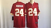 Youth Nike Washington Redskins #24 Josh Norman Red Team Color Game Stitched Jerseys