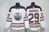 Edmonton Oilers #29 Leon Draisaitl White Adidas Stitched Jersey,baseball caps,new era cap wholesale,wholesale hats