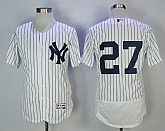 New York Yankees #27 Giancarlo Stanton White Flexbase baseball Jerseys