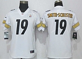 Women Nike Steelers #19 JuJu Smith-Schuster White Vapor Untouchable Player Limited Jersey,baseball caps,new era cap wholesale,wholesale hats