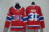 Youth Montreal Canadiens #31 Carey Price Red Adidas Stitched Jersey,baseball caps,new era cap wholesale,wholesale hats