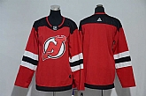 Youth New Jersey Devils Blank Red Adidas Stitched Jersey