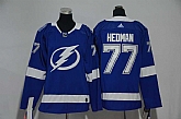 Youth Tampa Bay Lightning #77 Victor Hedman Blue Adidas Stitched Jersey,baseball caps,new era cap wholesale,wholesale hats