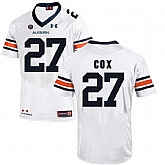 Auburn Tigers #27 Chandler Cox White College Football Jersey DingZhi,baseball caps,new era cap wholesale,wholesale hats