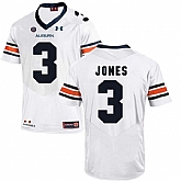 Auburn Tigers #3 Jonathan Jones White College Football Jersey DingZhi,baseball caps,new era cap wholesale,wholesale hats