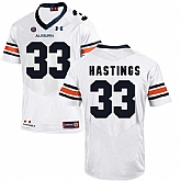 Auburn Tigers #33 Will Hastings White College Football Jersey DingZhi,baseball caps,new era cap wholesale,wholesale hats