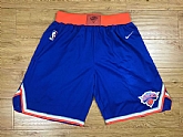 Knicks Blue Nike Authentic Shorts,baseball caps,new era cap wholesale,wholesale hats